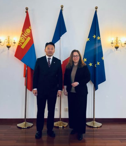 Монгол–Францын хоёр талын харилцаа, хамтын ажиллагааны өнөөгийн байдал болон цаашдын хөгжлийн талаар санал солилцов